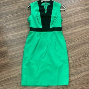Women’s Green and Black Calvin Klein Dress Size 4